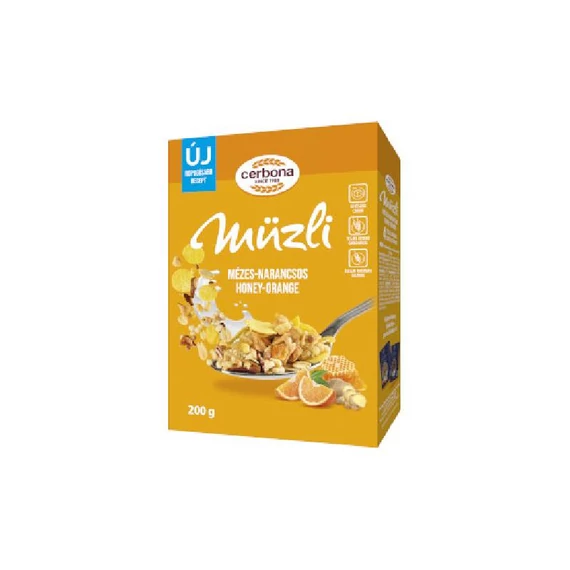 Cerbona mézes-narancsos müzli dobozos 200 g